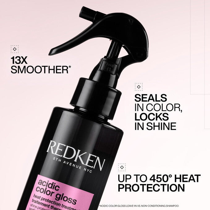Acidic Color Gloss Heat Protection Leave-In Treatment Spray